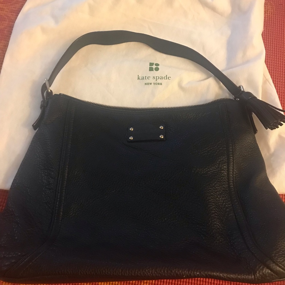Kate Spade Leather Shoulder Bag w leather tassle